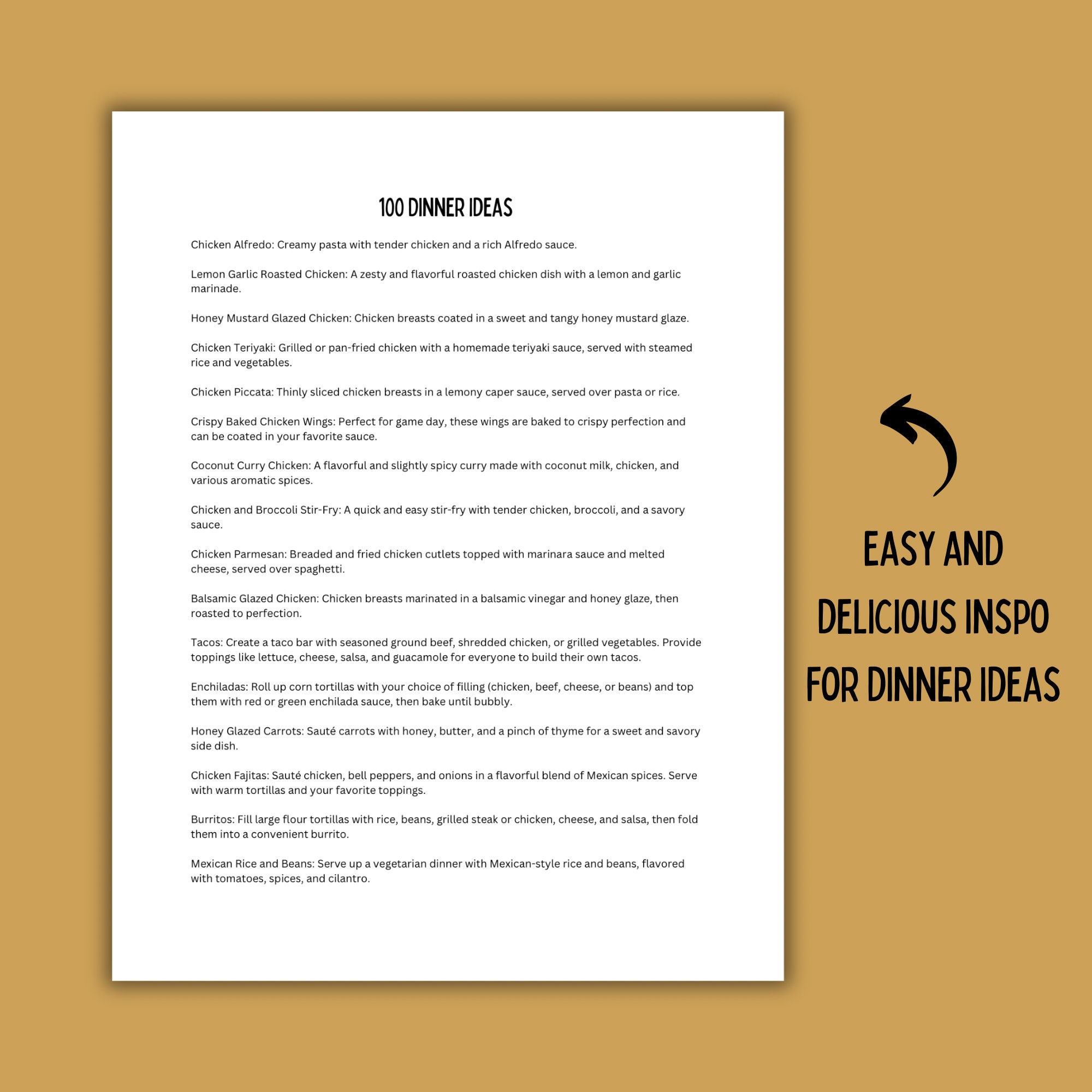 Printable Dinner Ideas Of Easy Meals For Dinner Cheap Meal Plan Dinner thanksgiving-dinner-menu-list