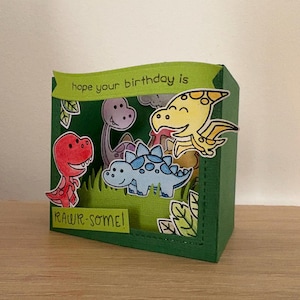 Pop Up Dinosaur Birthday Card