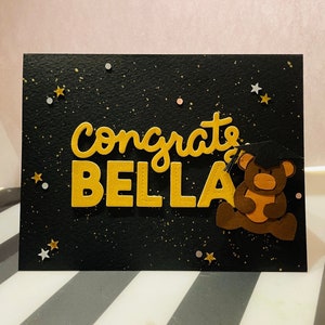 Personalised Graduation Card Handmade