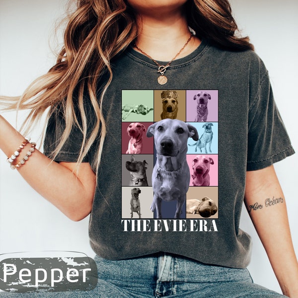 Comfort Colors® Custom Era Tour, Custom Dog Cat Shirt, Custom Bachelorette, Dog Bootleg Shirt, Custom Pet Portrait, Dog Photo Dog's Version