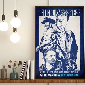 Rick Grimes Character Poster | 11x17