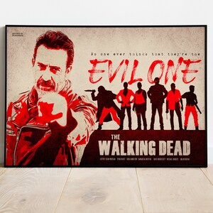 The Walking Dead: Villains Minimalist Poster | 17x11