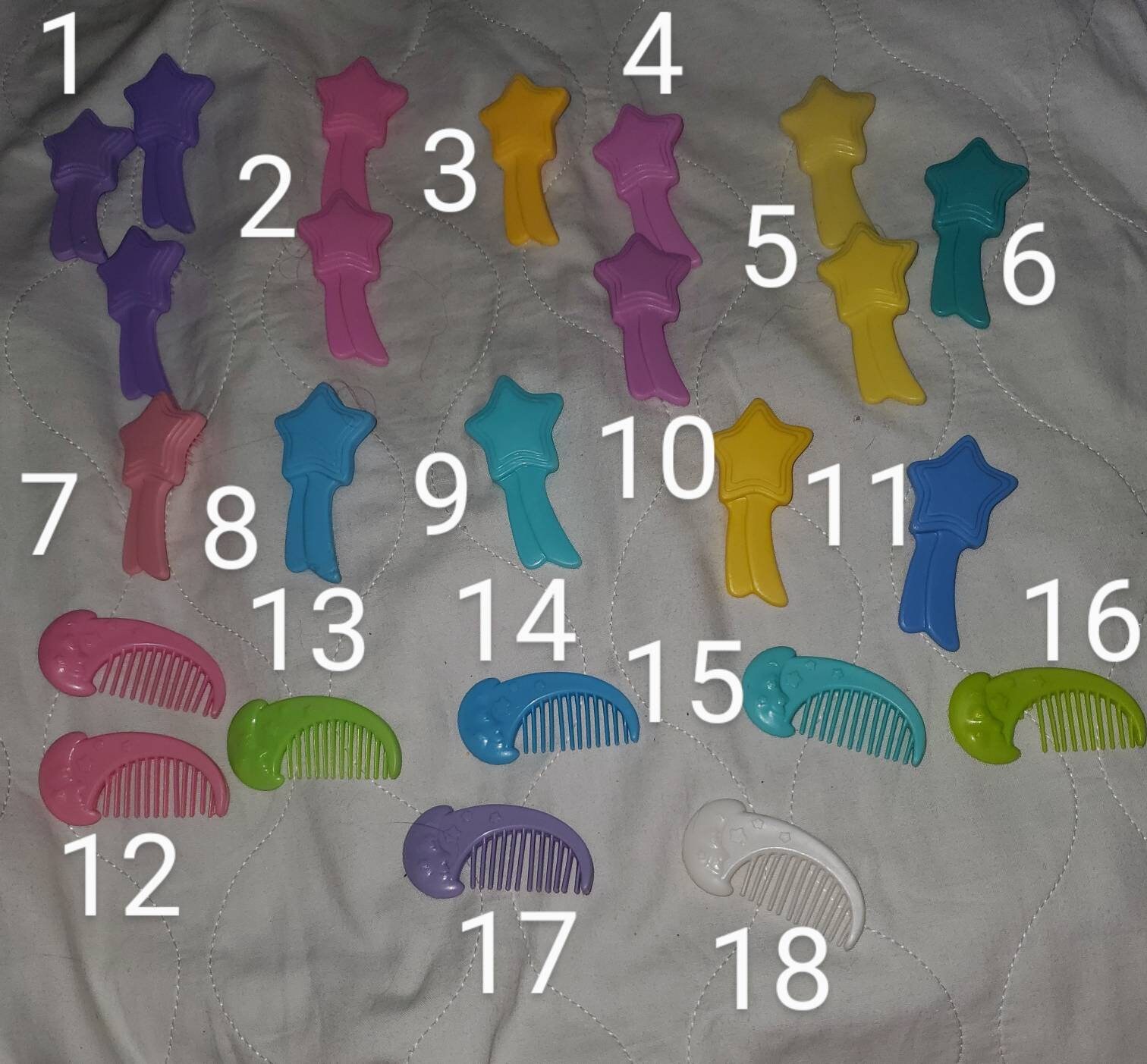 Vintage G1 My Little Pony Brushes and Combs Etsy