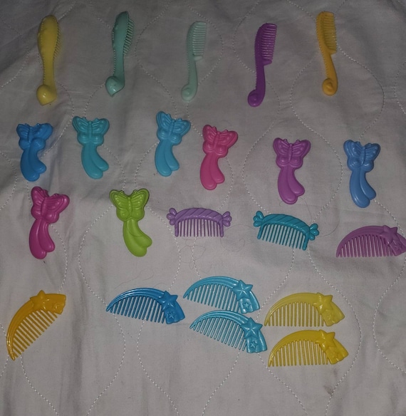 Vintage My Little Pony Brushes and Combs G1 Etsy