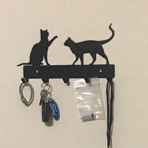 Cats 5 Key Holder - Etsy