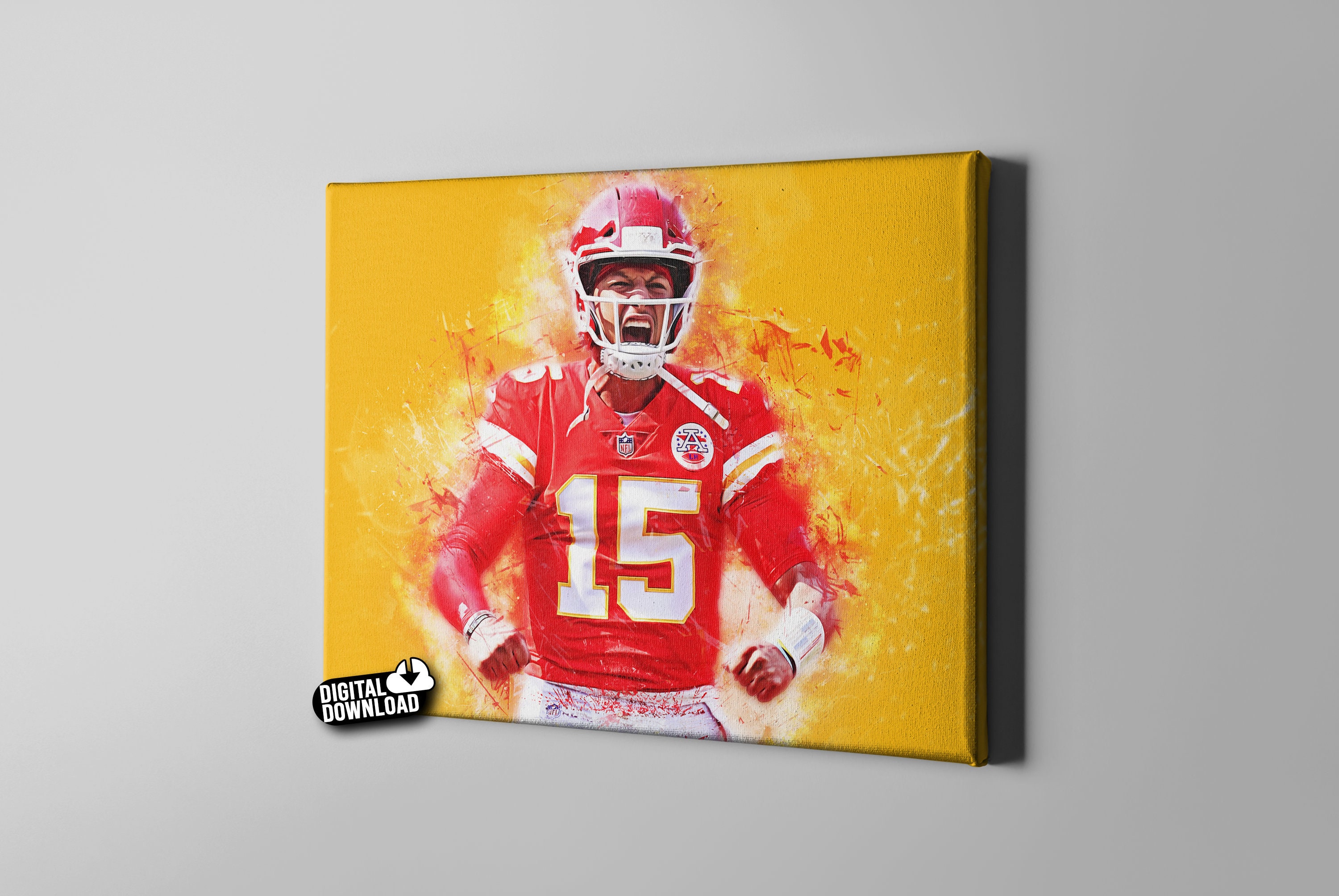 Patrick Mahomes Edit, Kansas City Chiefs, Digital Download, Print
