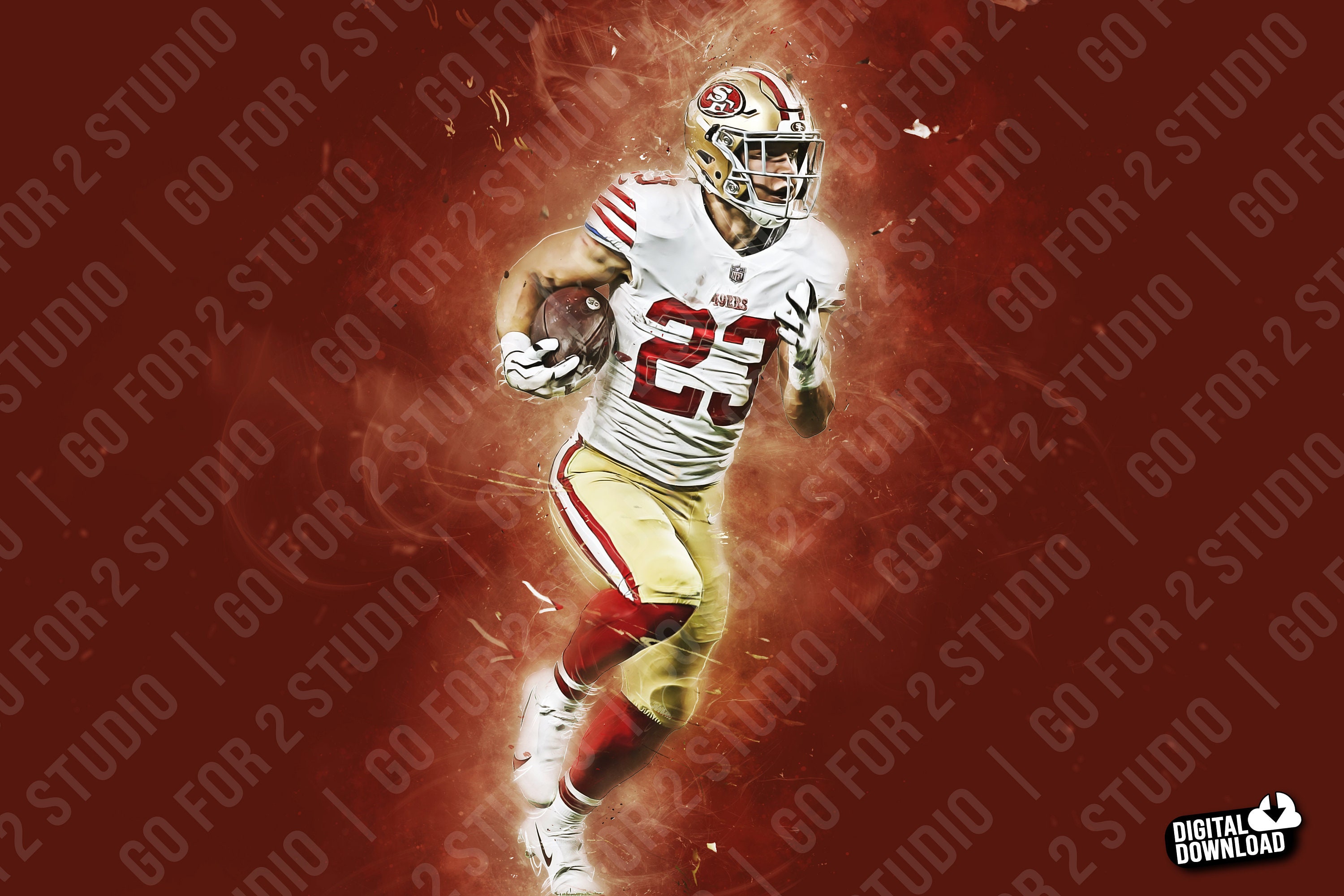 Christian Mccaffrey Edit, Cincinnati Bengals, Digital Download