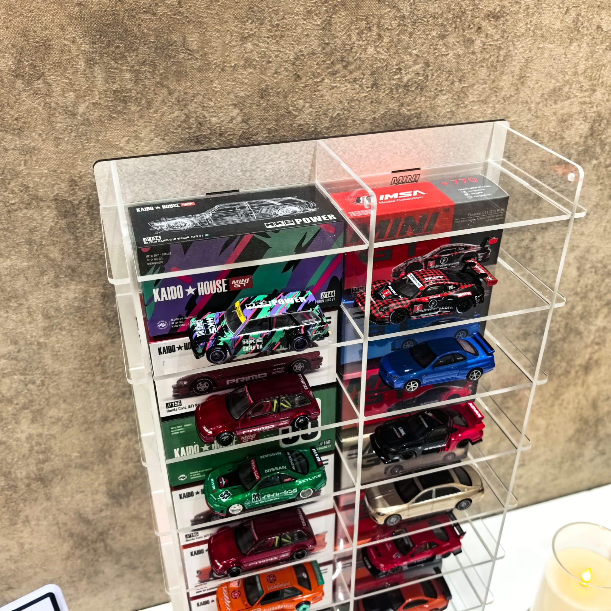 トミカ　minigt 街道ハウス　1/64 チョロQ 大人気、ケース♪ Minigt, Kaidohouse Compatible 1:64 Diecast Display Case With