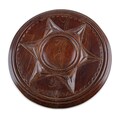 Handcrafted Rustic Wood Ceiling Medallion, Decorative Ceiling Cover (15.35 in)