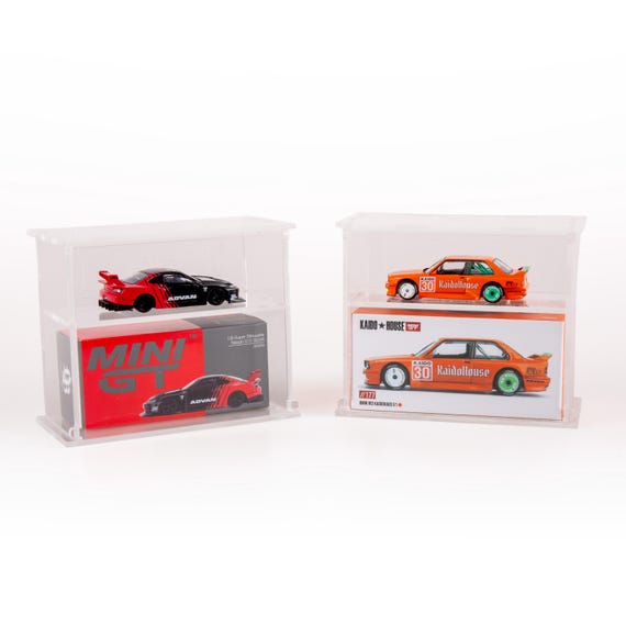 Kaido House 1:64 Scale Car Display Case, Mini GT Stand (5-piece