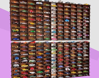 Display 242 cars ,1/64 Hot Wheels,Matchbox & Diecast Car Compatible Display Case ,Toy Car Storage Garage Organizer,Wall Display Shelf