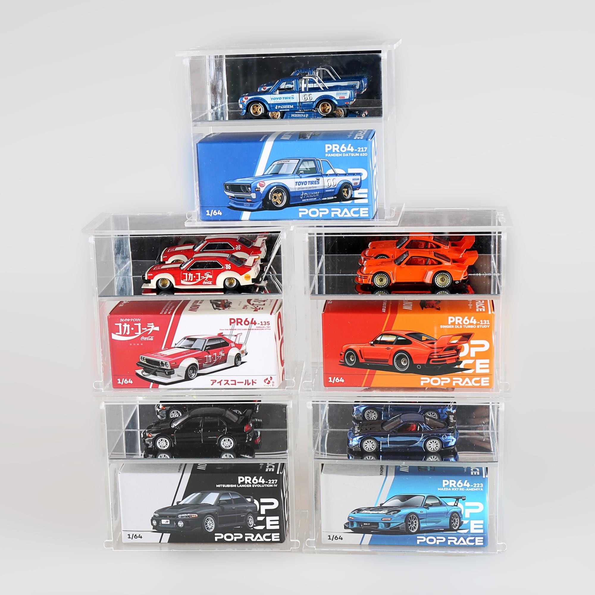 Kaido House, Pop Race, Minigt Compatible Acrylic 1:64 Scale Car