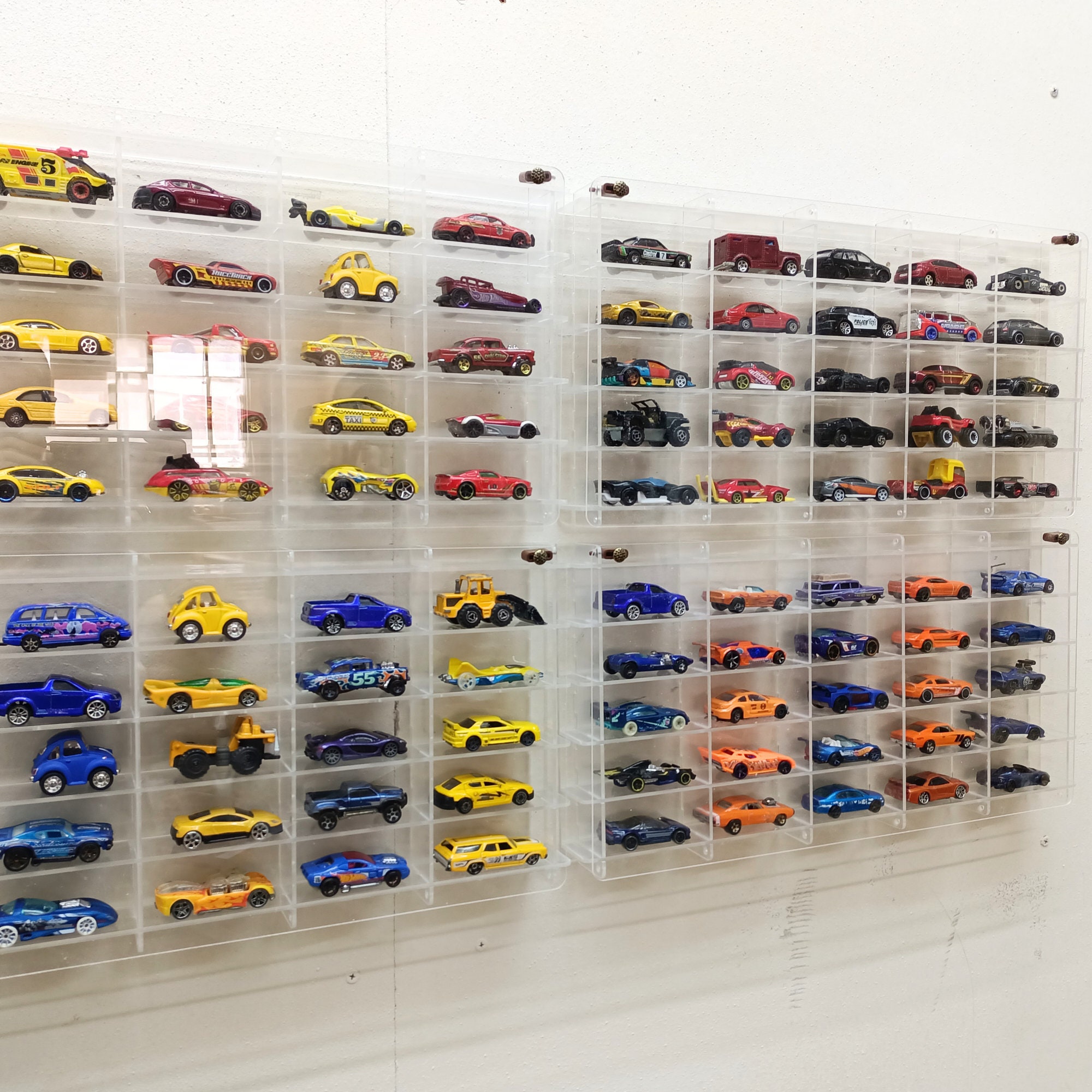 Acrylic Display Case, 1/64 Scale Model Cars, Toy Car Shelf With Door - Etsy