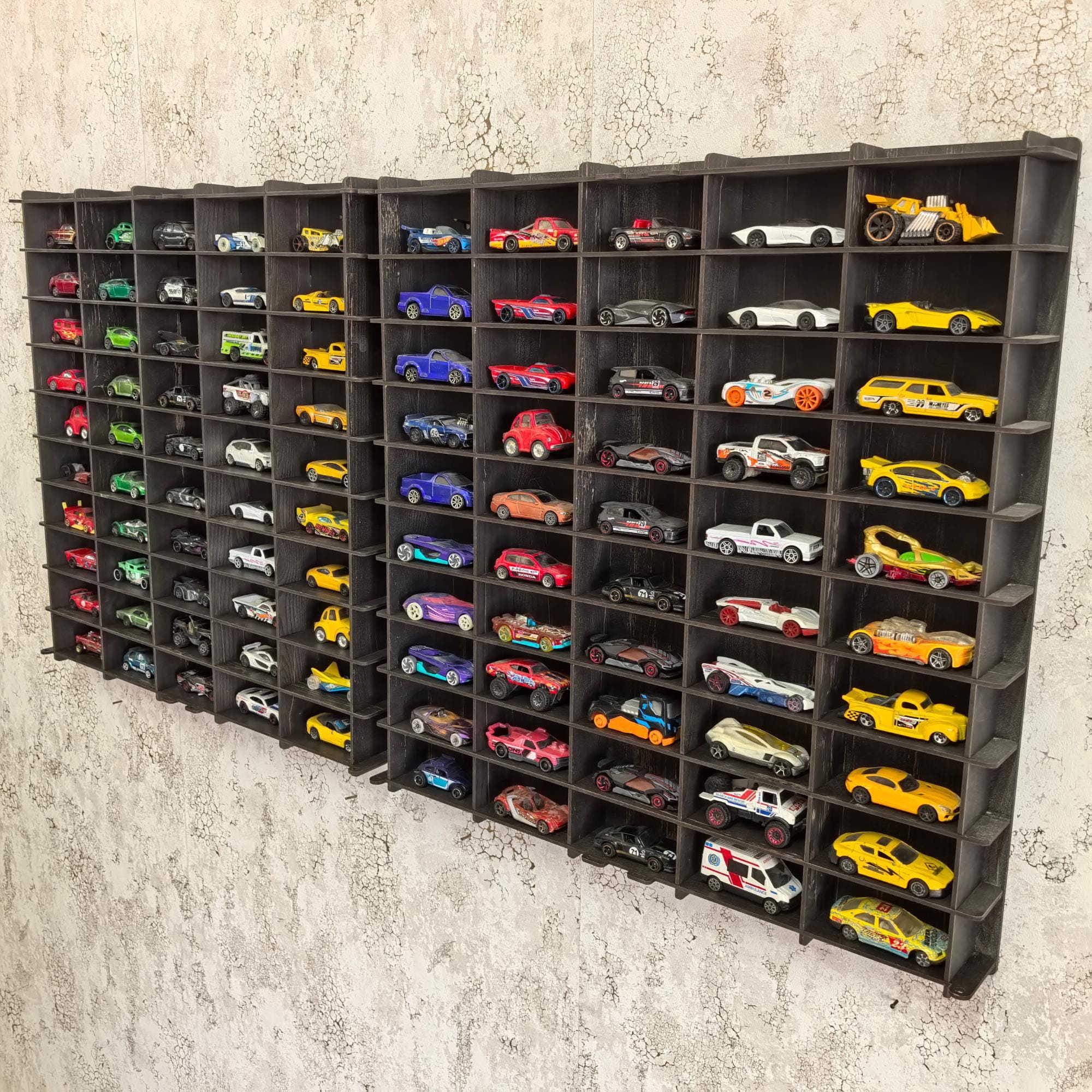 10 Stück Modellauto-Vitrine Wandmontage Kompatibel mit Match-Box Hot