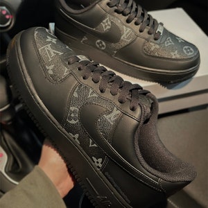 black leather af1