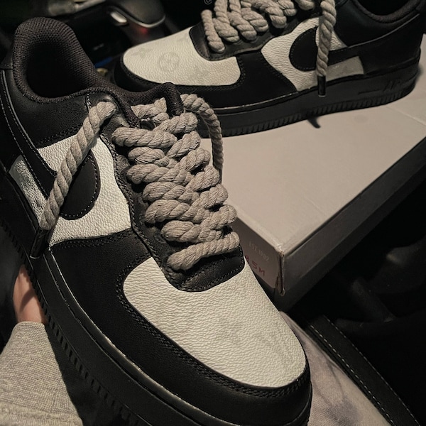 Custom Air Force 1 Black Rope Make Your Own Air Force 1 Black Rope
