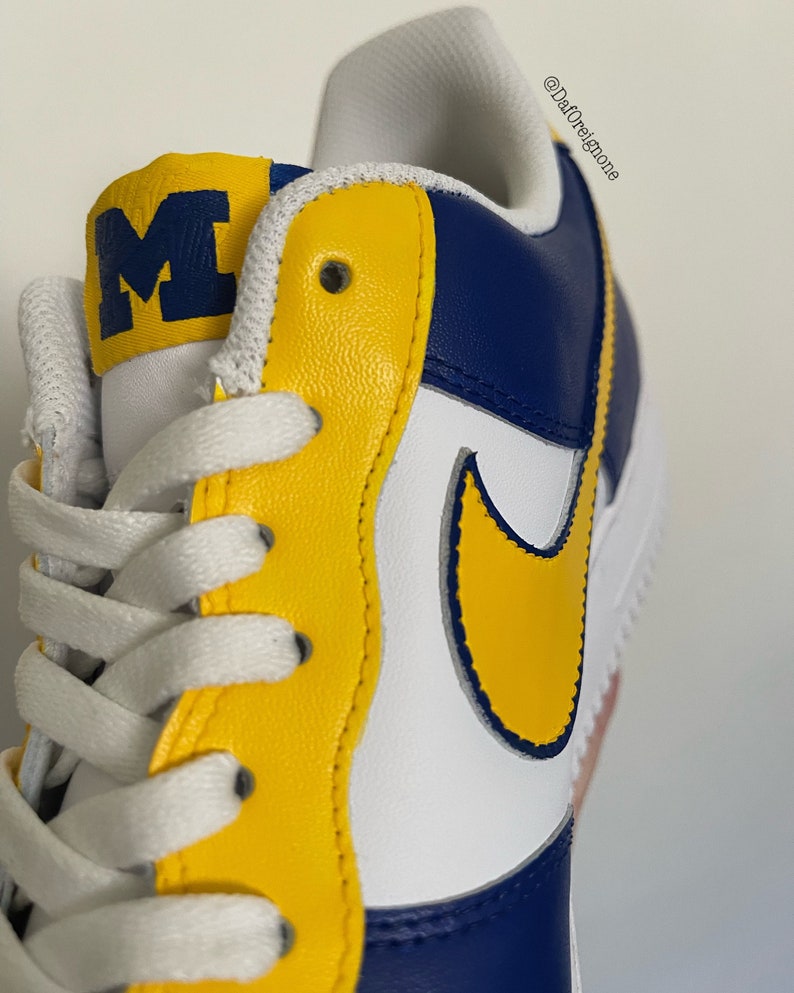 red white blue and yellow air force ones