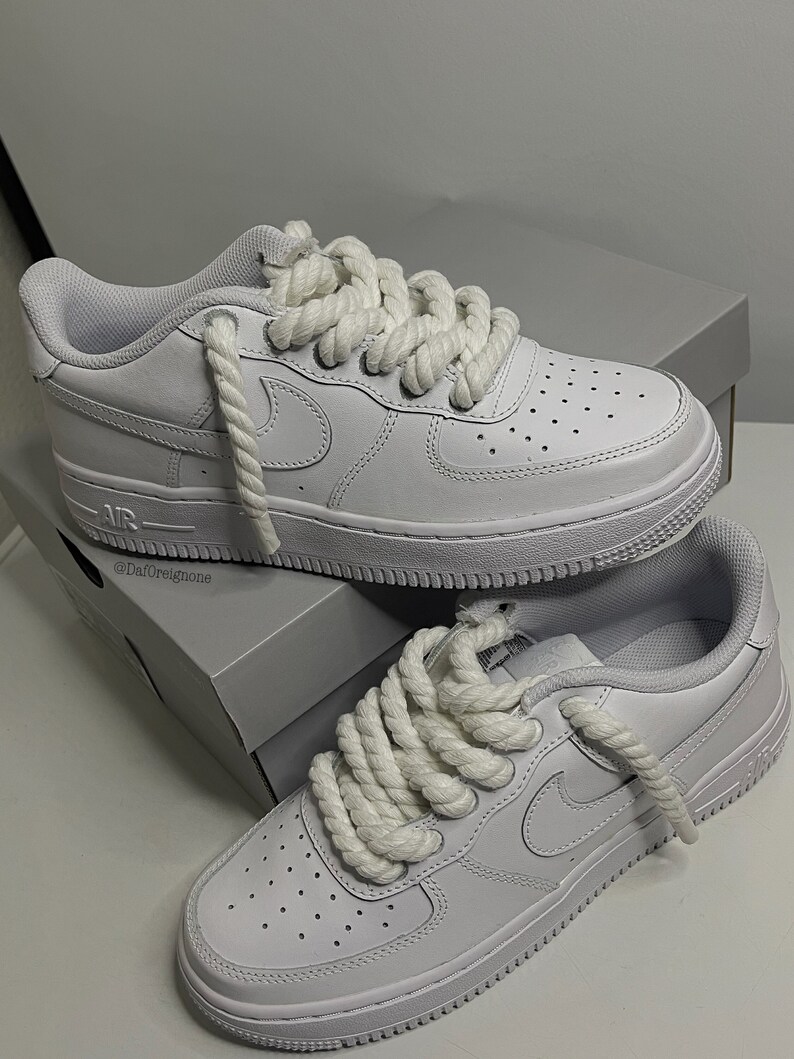 custom white af1s