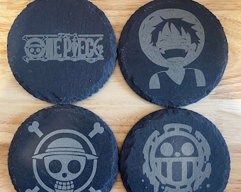 Anime Coaster Set Inspired by Anime's One Piece