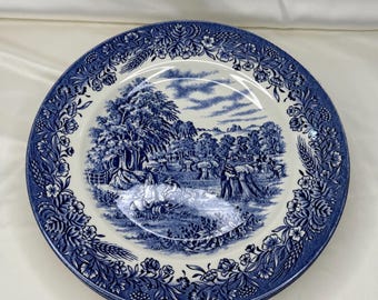 Churchill Blue Willow 5-piece Dinner Set – English Chinoiserie