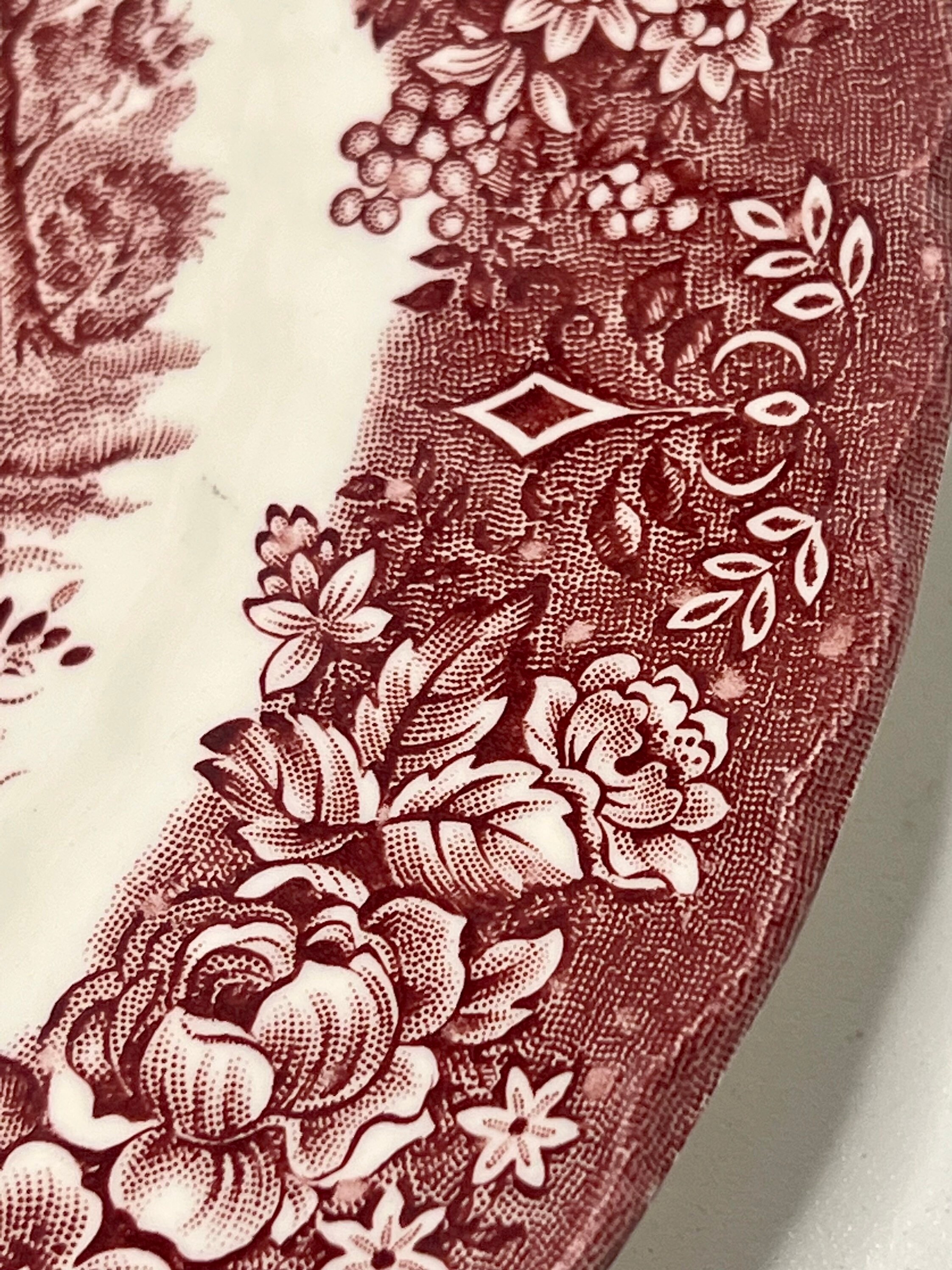 Memory Lane British Anchor Ironstone Plate, Made in England. Etsy