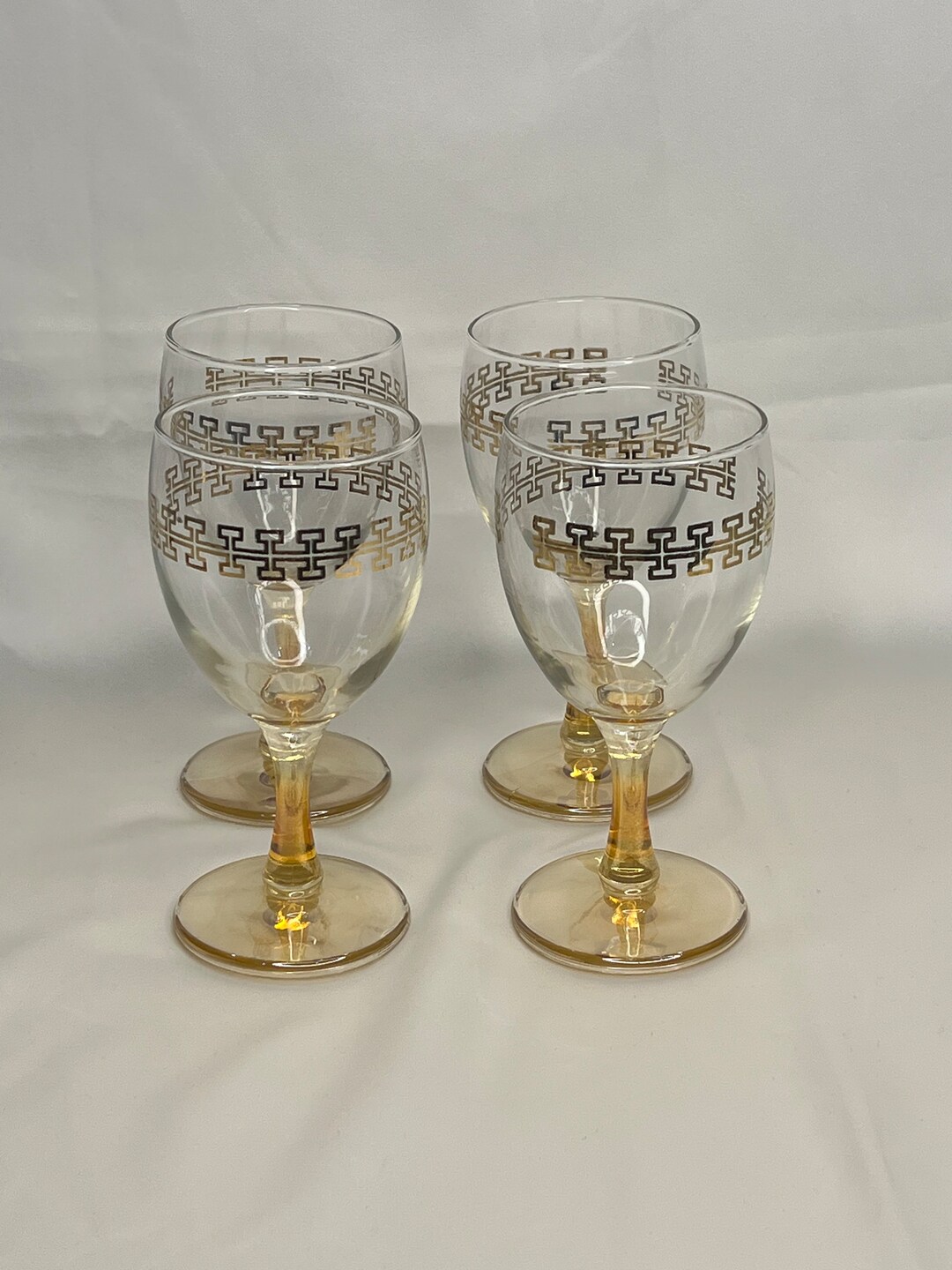 Crown Crystal Glass egypt' Wine Glasses. Made in Australia Etsy