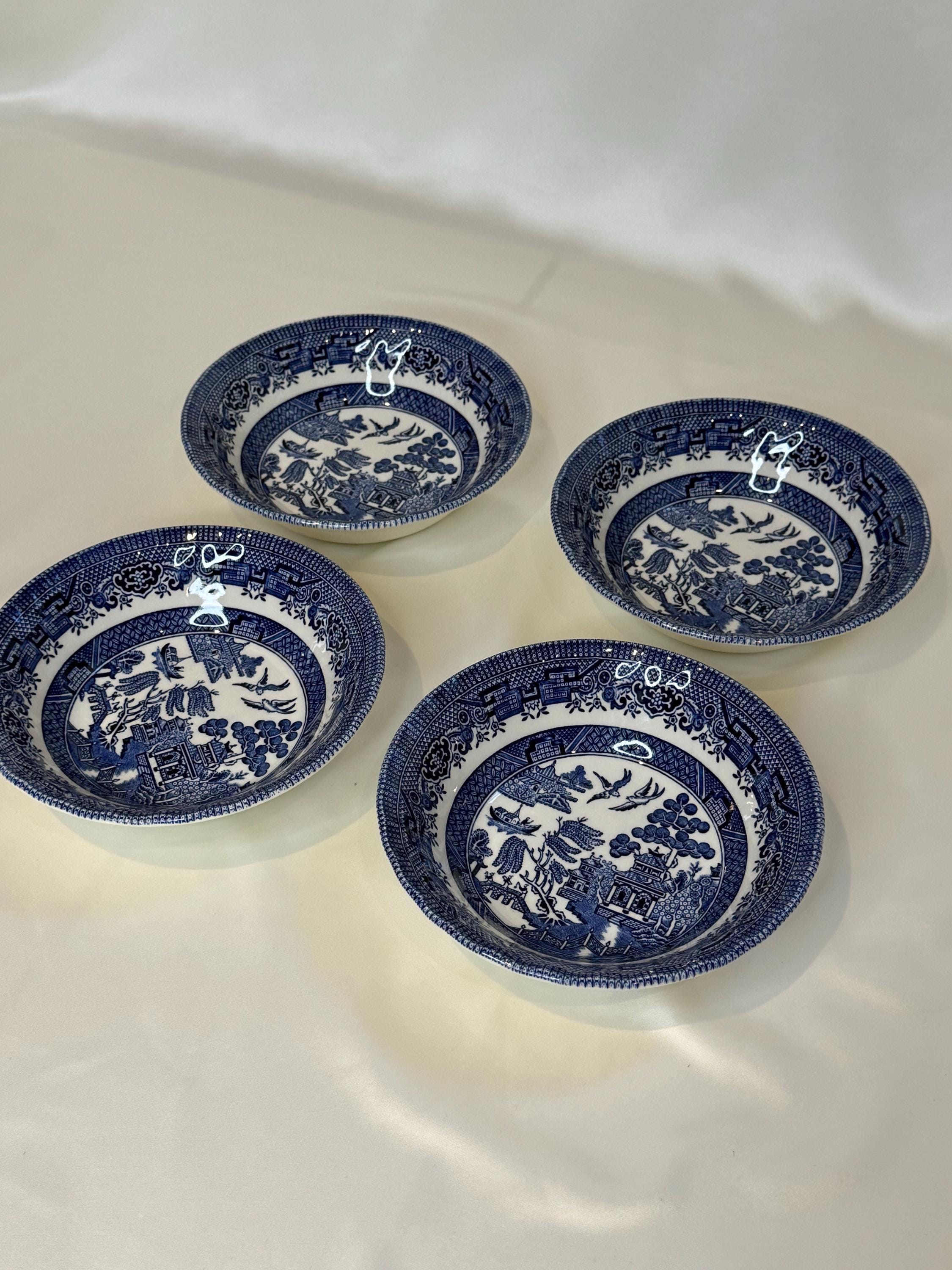 ブルーウィローシリアルデザートボウル、ロイヤルウェセックスブルー ブルーウィローシリアルデザートボウル、ロイヤルウェセックスブルー