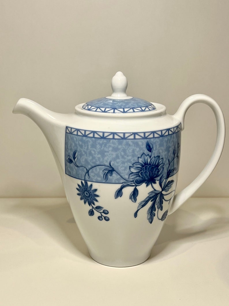 Wedgwood Mikado Home Blue Teapot/coffee Pot. 4 Cup Etsy