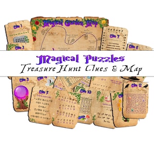 Magic Treasure Hunt: Outdoor Clues & Puzzles (PDF Pattern)
