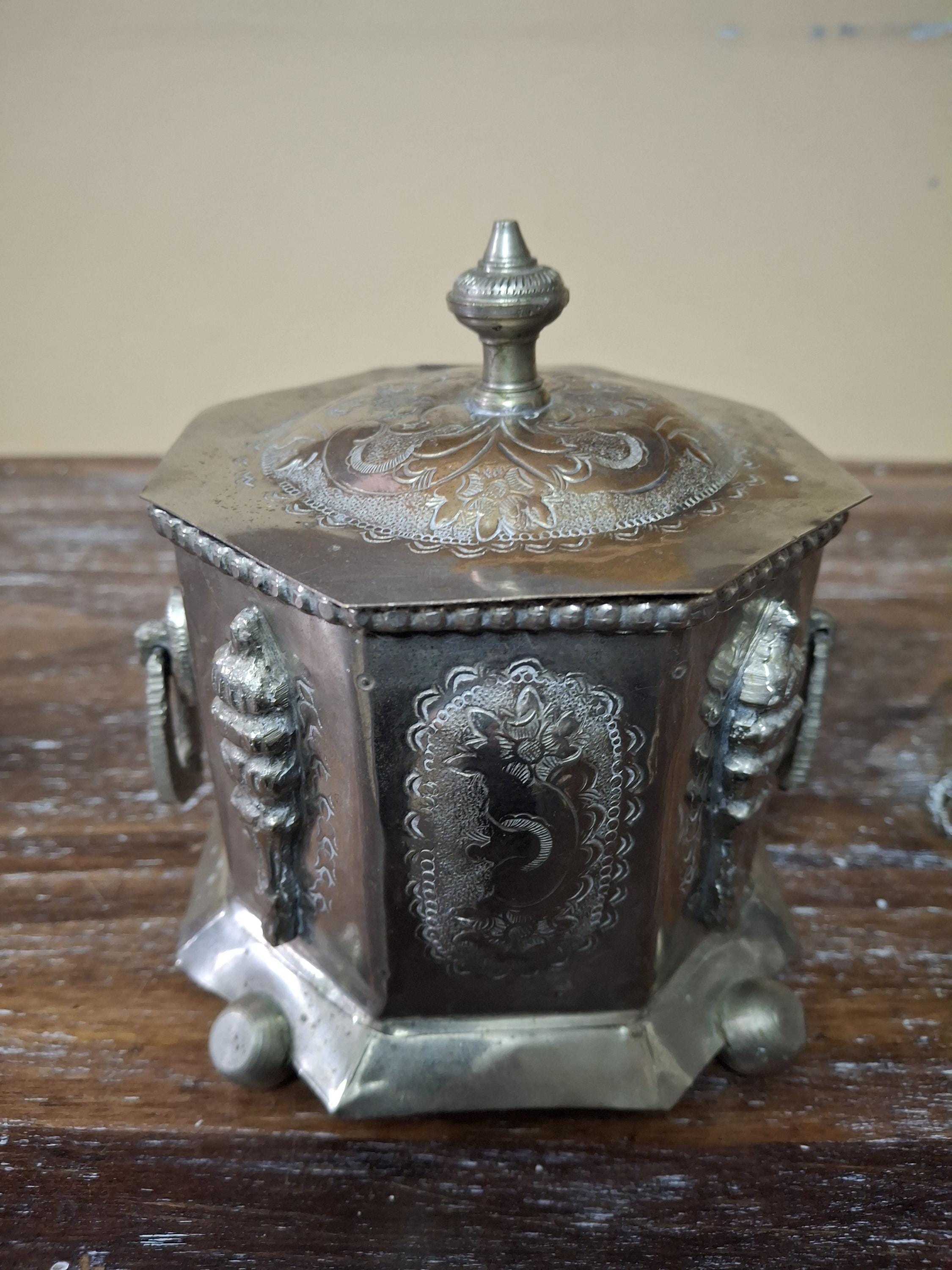 Silver Tea Caddy - Etsy