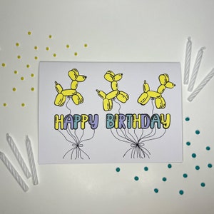 Balloon - Birthday Card - SVG Download