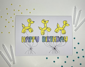 Balloon - Birthday Card - SVG Download