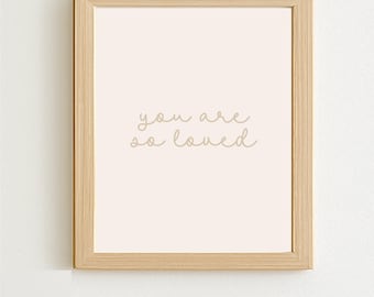 Paisley - Loved - Printable Artwork