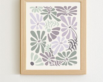 Whimsical - Floral - Printable Artwork
