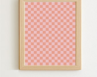 Sunny - Checkered - Printable Artwork