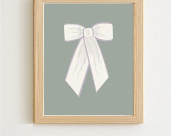 Whimsical - Bow - Printable Artwork