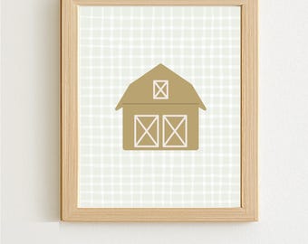 Farm - Barn - Printable Artwork