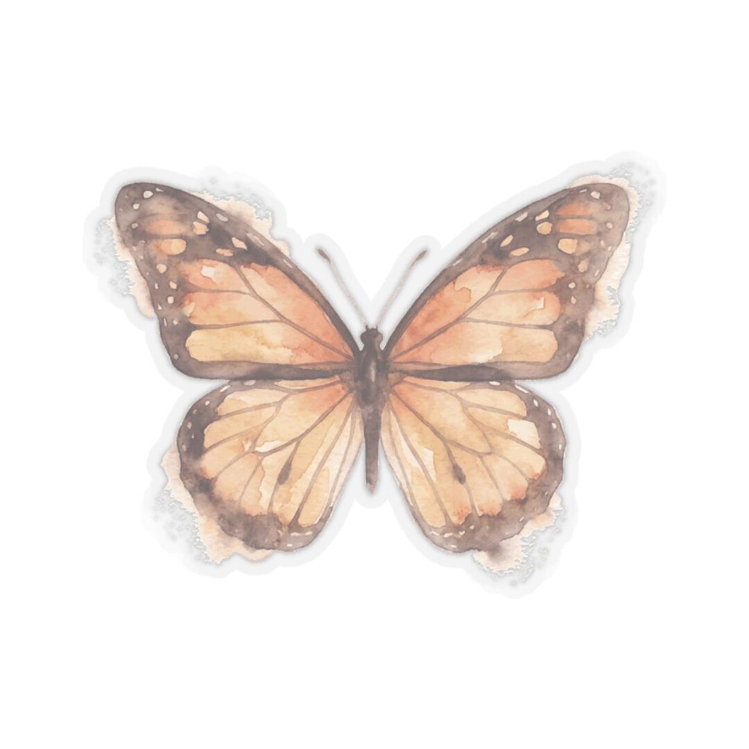 Buttrfly Sticker Watercolor Butterfly Sticker | Cute Insect Decal | Gift for Her | Vinyl ...