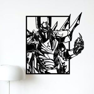 Mordekaiser Metal Wall Art, League of Legends Wall Decor, Morde Art, Lol, League of Legends Fan Art, Jinx Fan Art, Metal Artwork, Metal Art