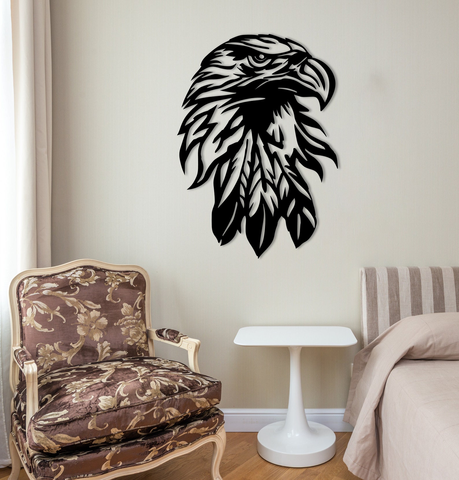 Eagle Metal Wall Art, Animals Wall Art, Living Room Wall Decor, Bedroom