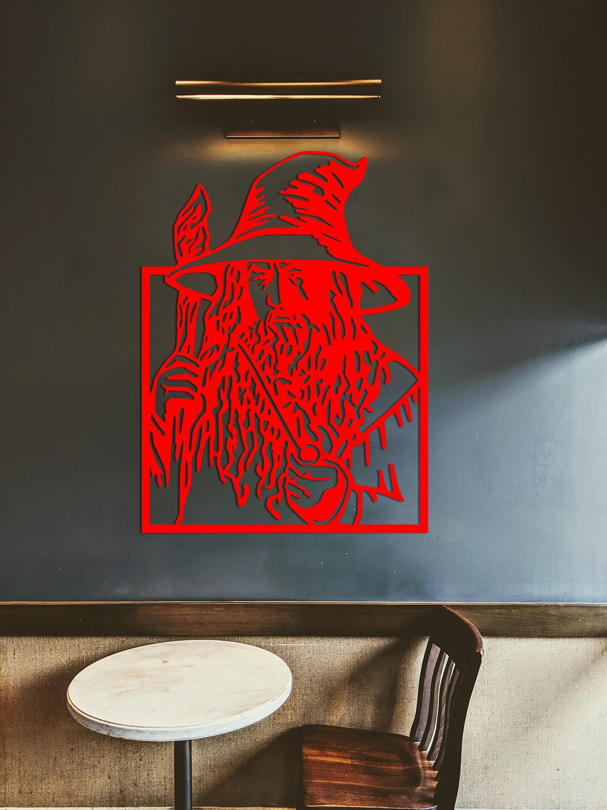 ガンダルフ メタル ウォール アート、ロード オブ ザ リング ウォール