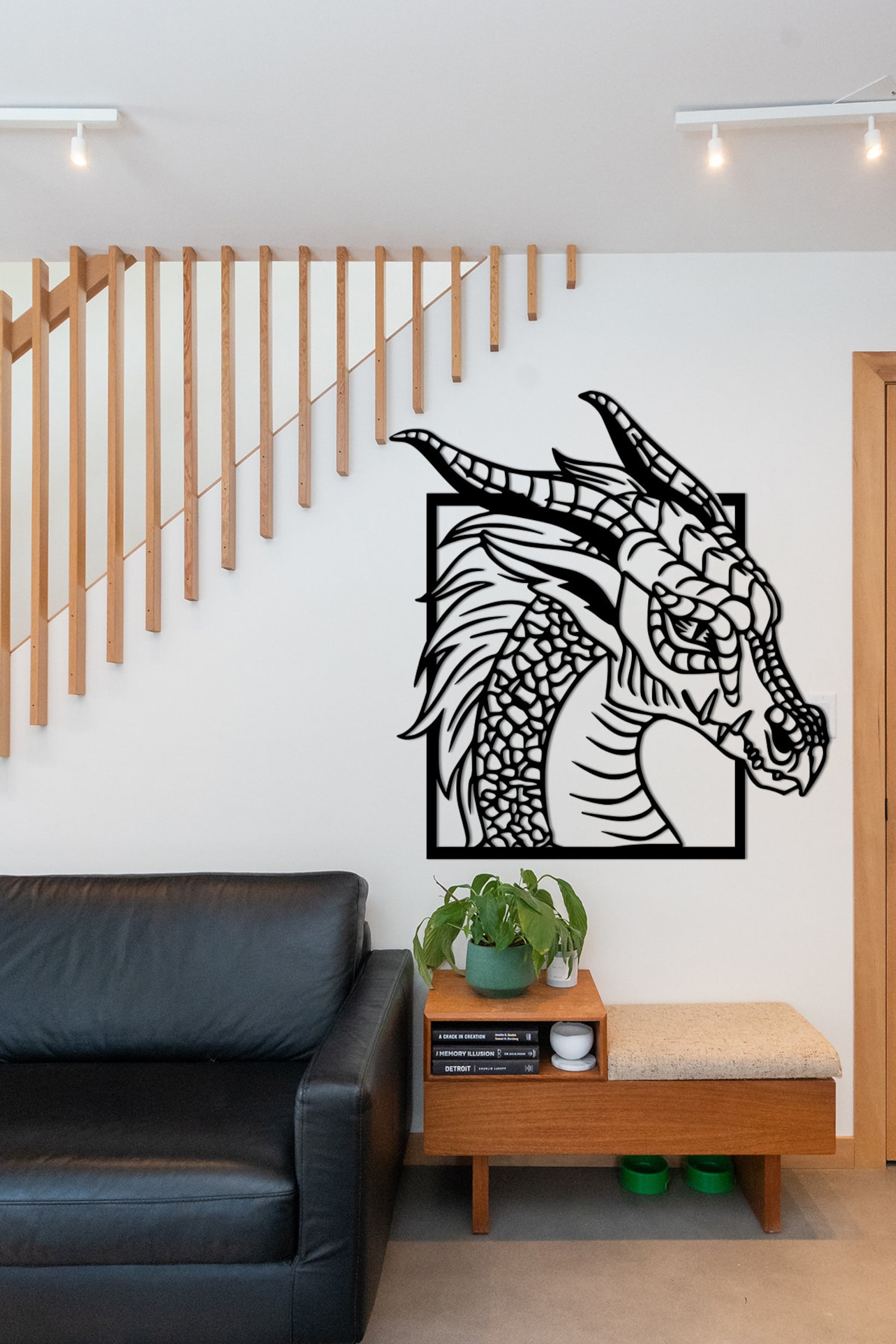 Dragon Head Metal Wall Art, Dragon Metal Wall Art, Dragon Wall Hanging