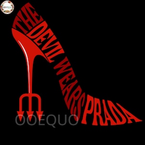 Miranda Priestly PNG, Djävulen Prada-skjorttryck, modebossdam grafisk t-shirtdesign, present till kvinnor och män utskrivbar design