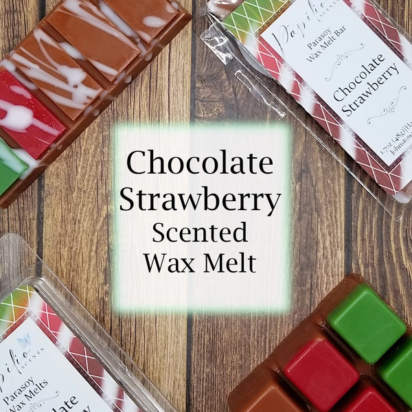 Chocolate Strawberry Wax Melt Parasoy Sweet Spring Fruity Scent