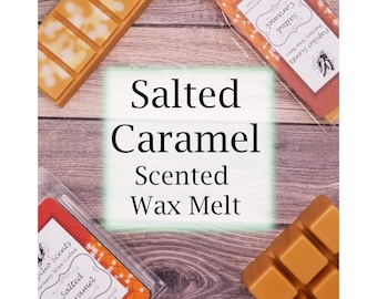 Salted Caramel Wax Melt for Warmer, Warm Autumn and Winter Scent