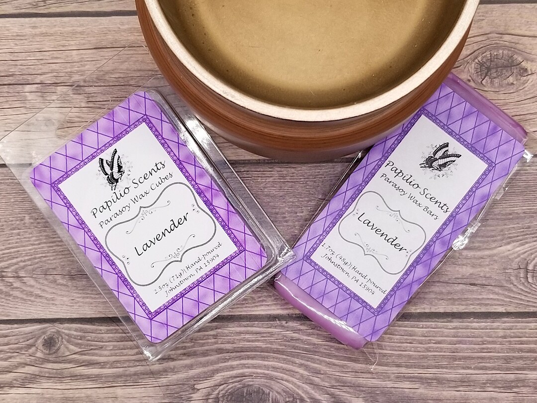 Lavender Wax Melt Parasoy, Flower Floral Strong and Long Lasting