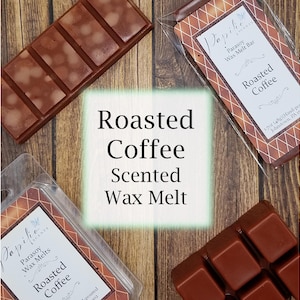 Roasted Coffee Wax Melt Parasoy, Strong Long Lasting Fragrance for Coffee Lover