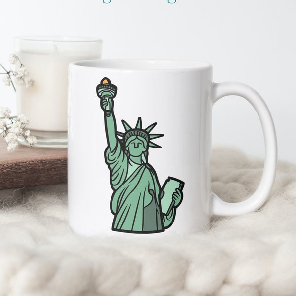 Ceramic Statue of Liberty Etsy