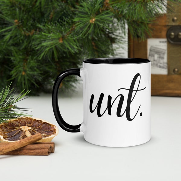 C-handle unt. Mug, White Ceramic, Funny and Offensive Coffee Mug, 11oz mug, Adult humour gift mug, Mug with Color Inside, His and hers set