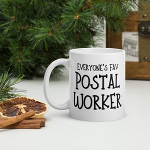 Mug postier préféré de tous, mug cadeau postier, tasse à café postier, mug cadeau livreur du courrier, livraison gratuite